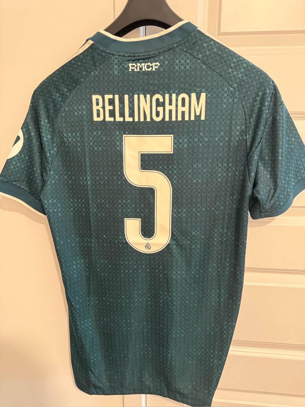 NWT 2026 Real Madrid Away Player Version Bellingham #5 Jersey XXL